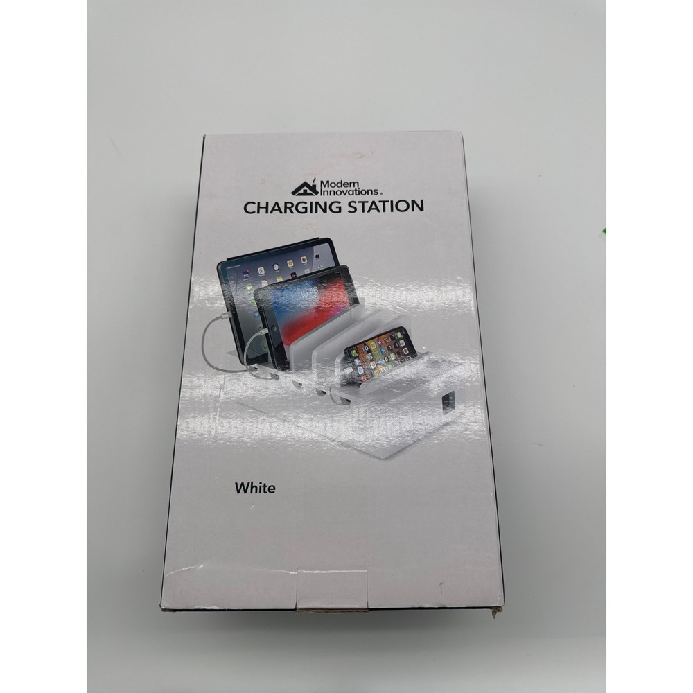 SooPii Premium White 6-Port‎ USB Charging Station for Multiple Devices